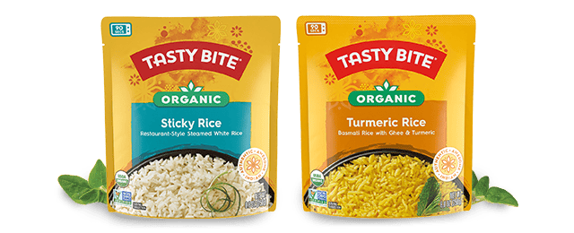 Sticky & Turmeric rices
